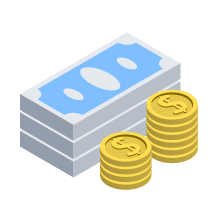 Newtrex Money Icon Isometric